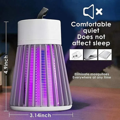 Electric Shock Mosquito Lamp Waterproof Two-in-One Bug Zapper For Bedroom Outdoor Use