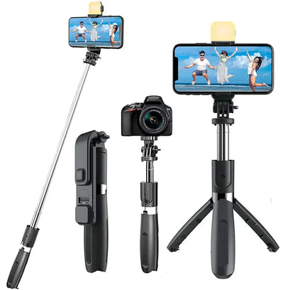 Premium Quality Multi Function Selfie Stick 4 in 1