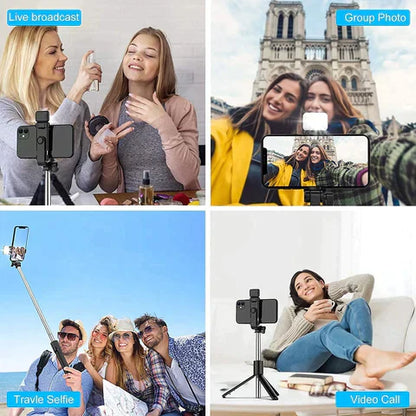 Premium Quality Multi Function Selfie Stick 4 in 1