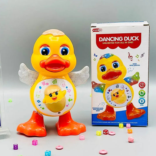 Dancing Duck Funny Blink Eyes Flashing Light Shake The Body Cute Musical Cartoon